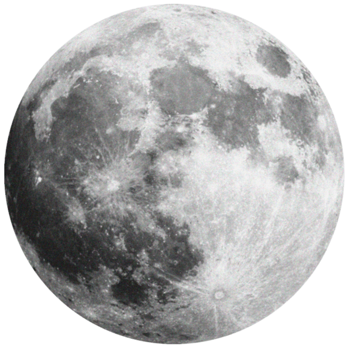 Luna en blanco y negro